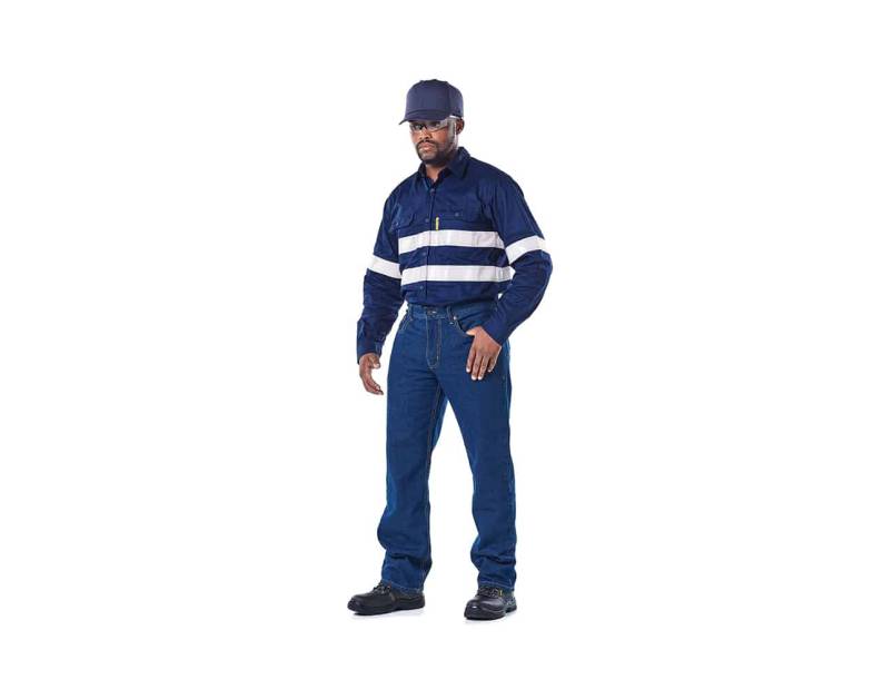 DW-HVLS 2 TONE VENTILATED WORKSHIRTS