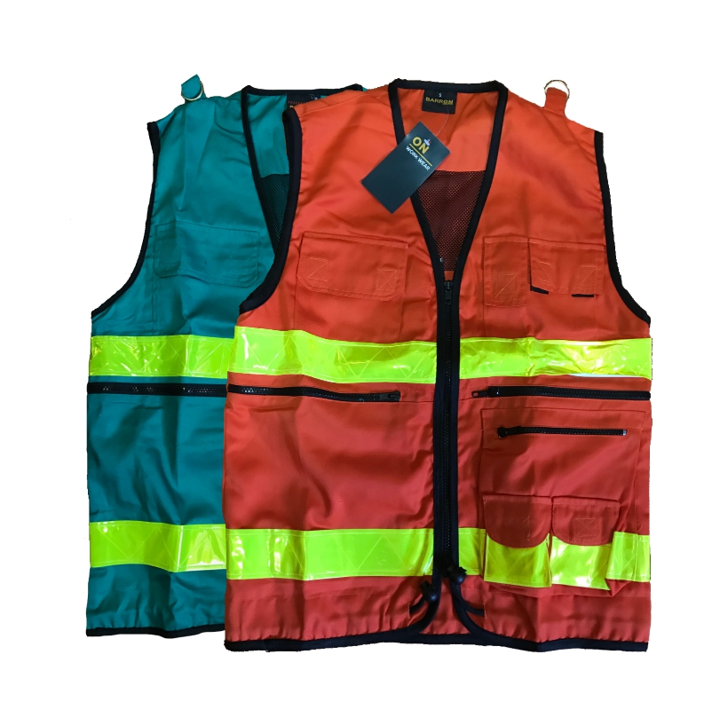 K-SVEST - COLETE REFLECTIVA 11 BOLSOS